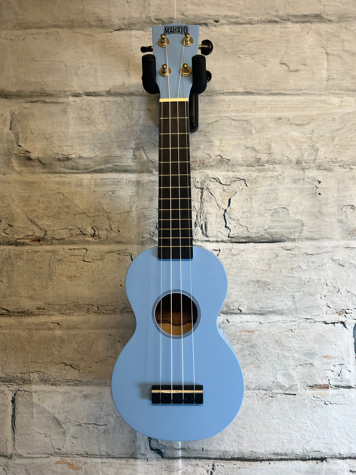 Mahalo MR1-LBU Rainbow Soprano Ukulele-Light Blue-with Bag