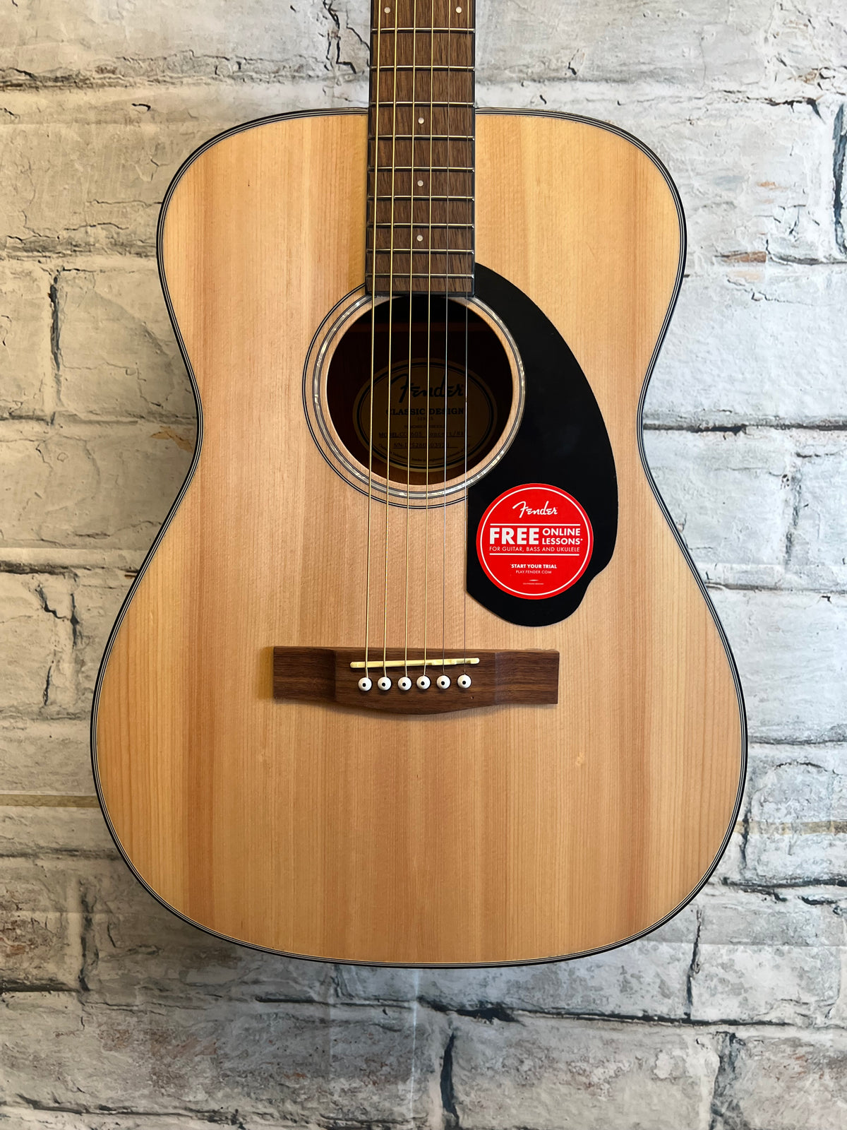 Fender Cc-60s Contemporary Classic Natural Acoustic Guitar