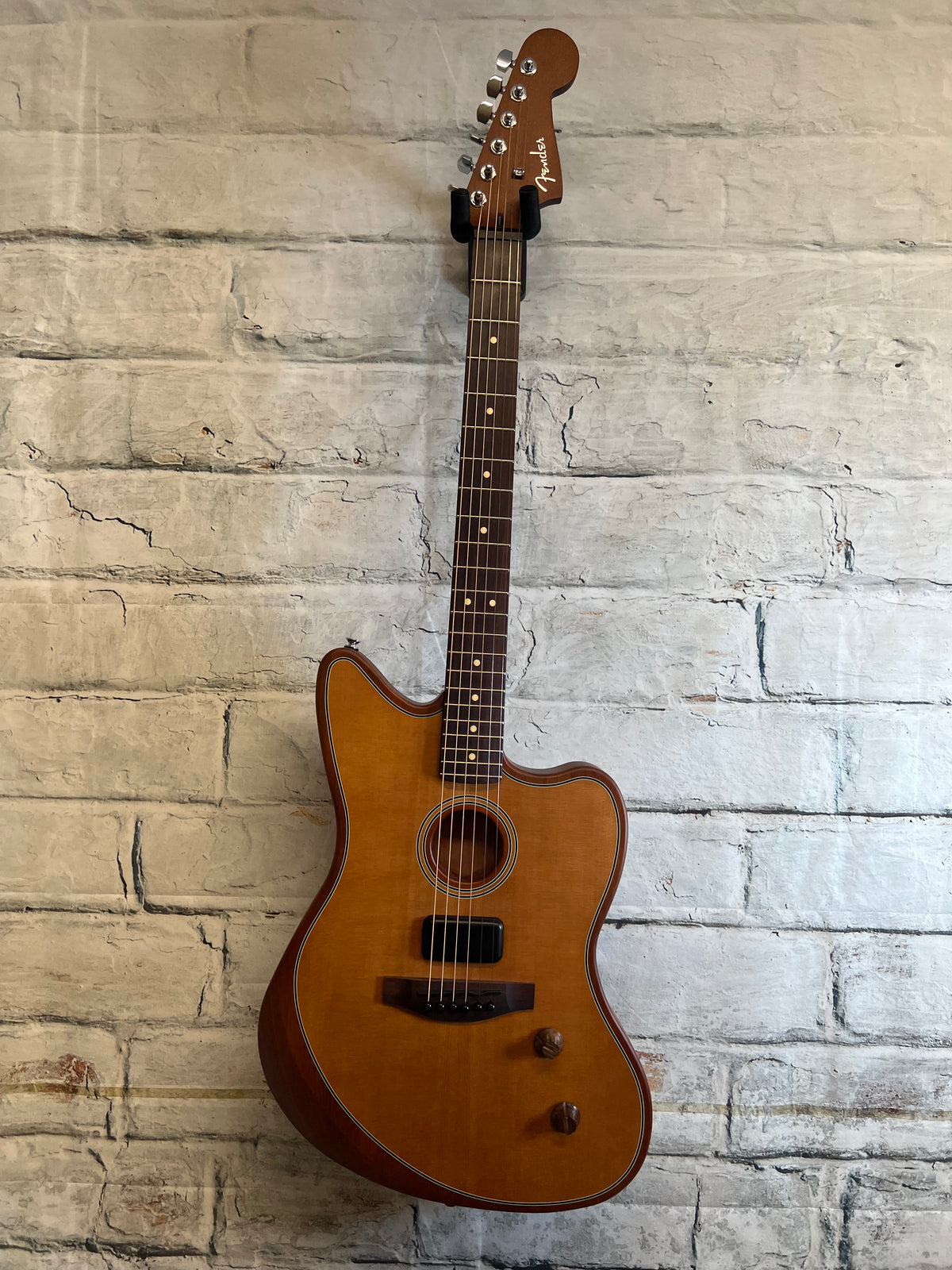 Fender Acoustasonic Standard Jazzmaster, Aged Natural