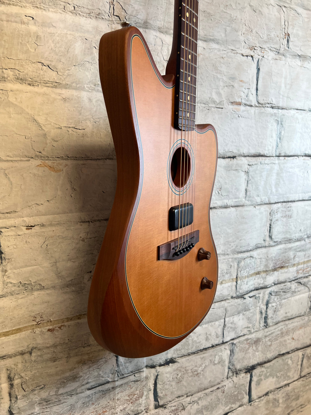 Fender Acoustasonic Standard Jazzmaster, Aged Natural