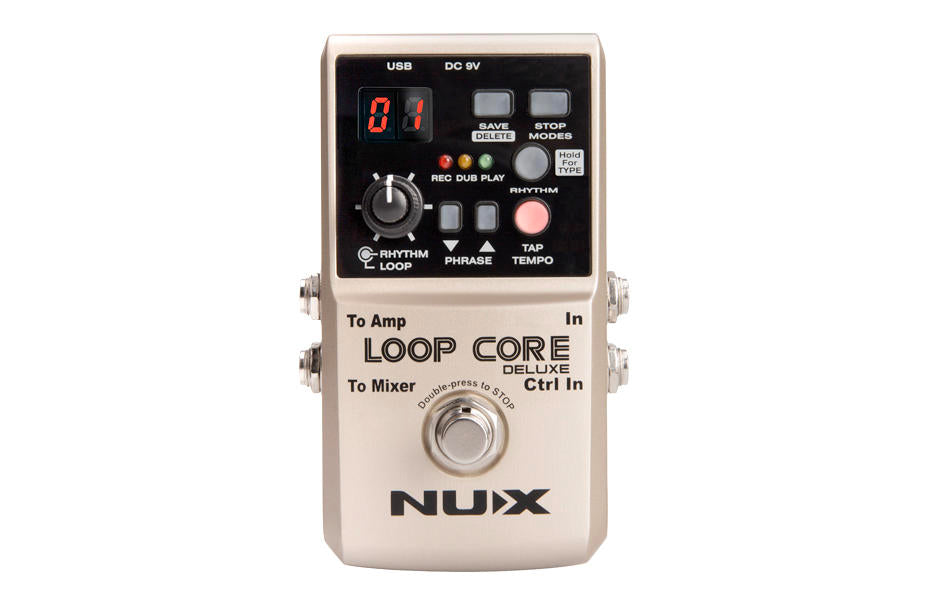 NUX Loop Core Deluxe Looper w/Drum Machine