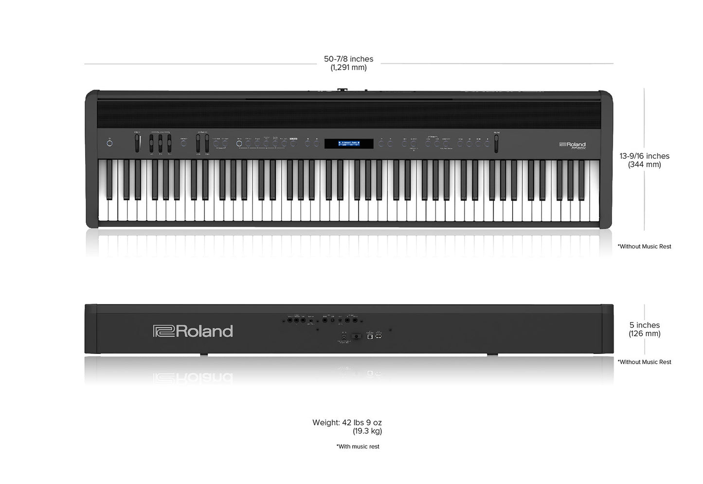 Roland FP-60X Digital Piano - Black