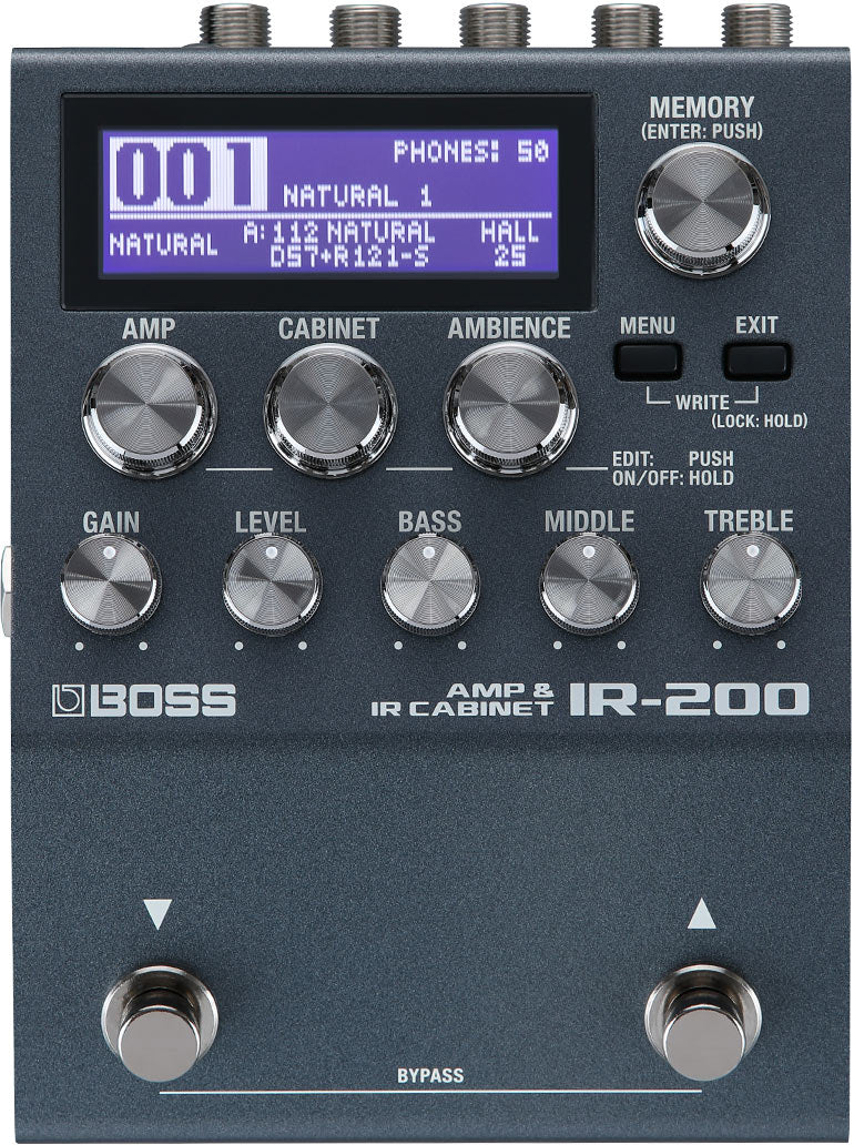 Boss IR-200 Amp and IR Cabinet Pedal - NEW