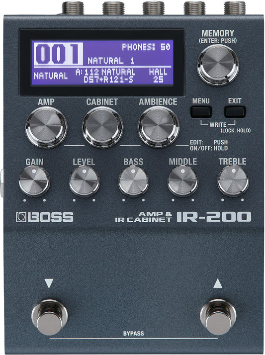 Boss IR-200 Amp and IR Cabinet Pedal - NEW
