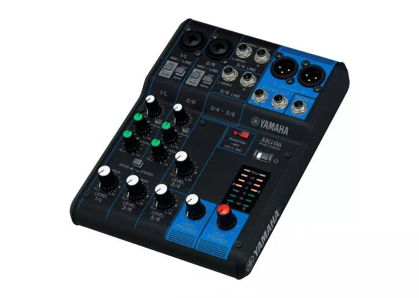 Yamaha MG06 6-channel Analog Mixer